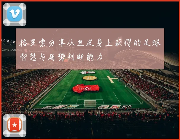 格罗索分享从里皮身上获得的足球智慧与局势判断能力